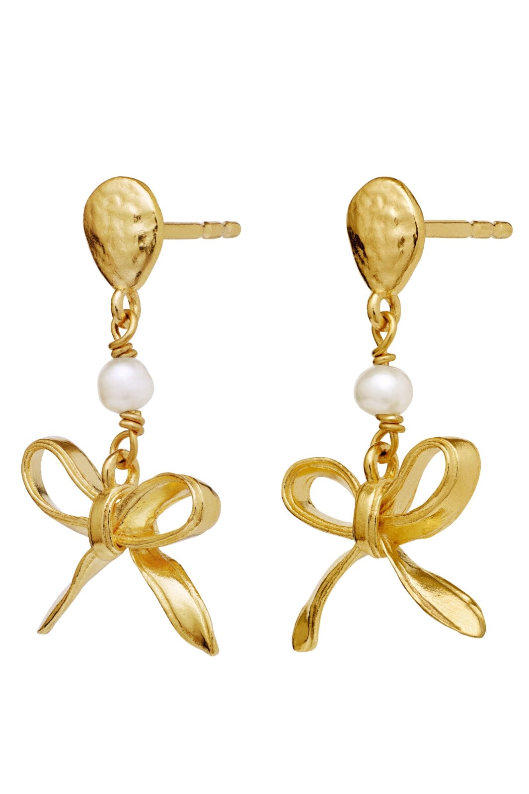Maanesten - Lauren Earrings 9935a - 18 Ct Gold Plated 925 Sterling Silver