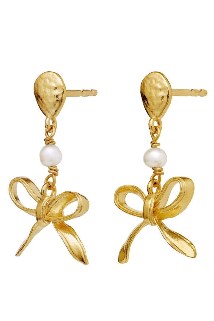 Maanesten - Lauren Earrings 9935a - 18 Ct Gold Plated 925 Sterling Silver