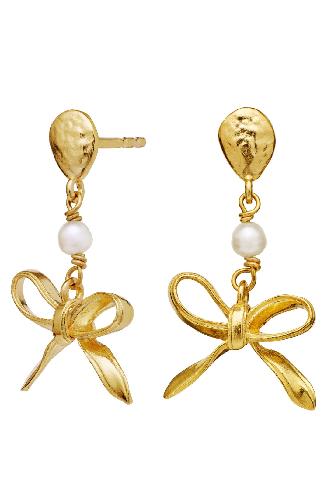 Maanesten - Lauren Earrings 9935a - 18 Ct Gold Plated 925 Sterling Silver