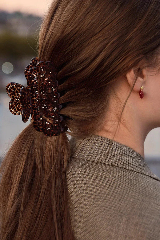 Maanesten - Lavinia Hairclaw Leopard - 4206 Hårspænder 