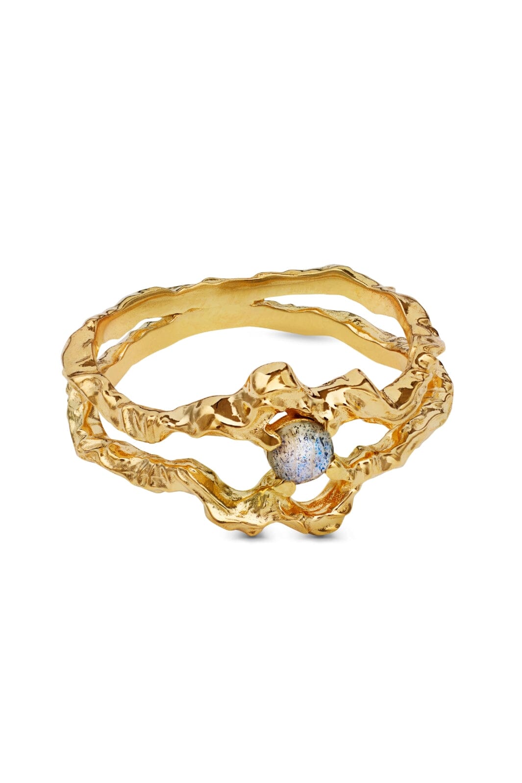 Maanesten - Shelly Ring 4738a - Coated With 18k Gold.