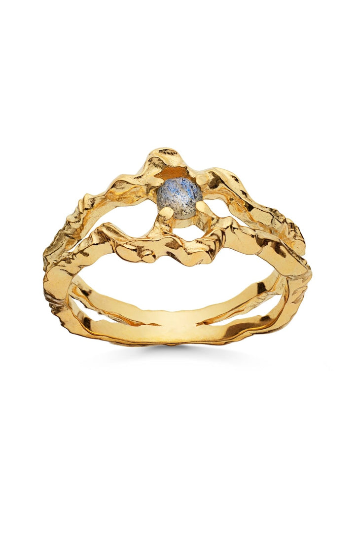 Maanesten - Shelly Ring 4738a - Coated With 18k Gold.