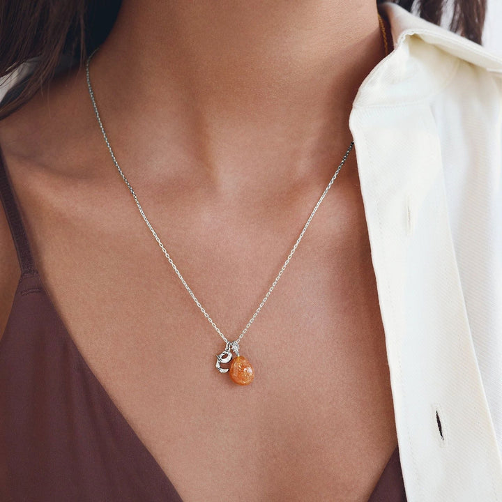 Maanesten - Sunstone Fire Pendant - 2829c Vedhæng 