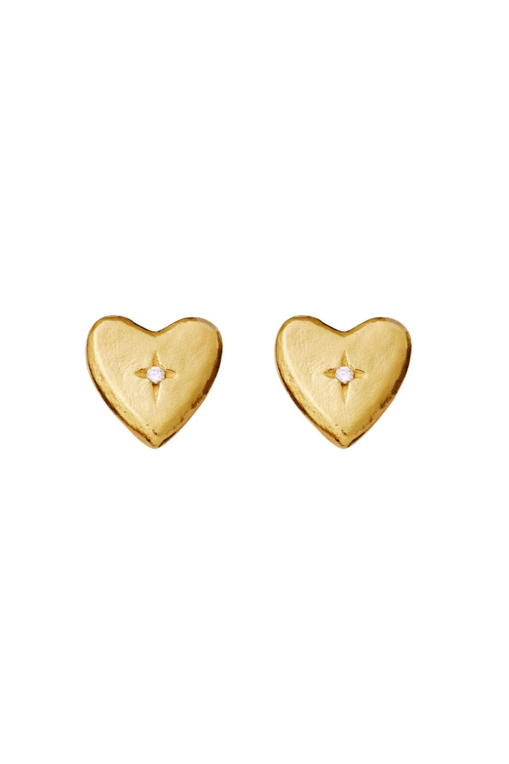 Maanesten - Tutu Earrings 9943a - 18 Ct Gold Plated 925 Sterling Silver
