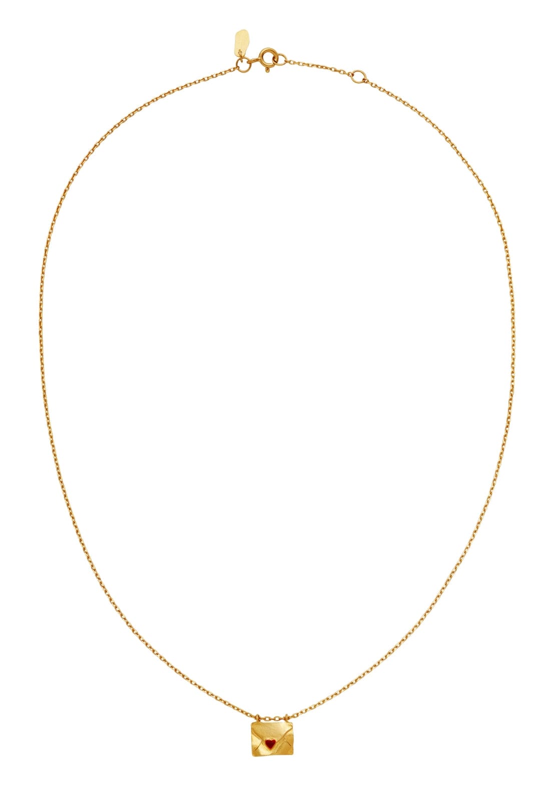 Maanesten - With Love Necklace 2715a - 18 Ct Gold Plated 925 Sterling Silver