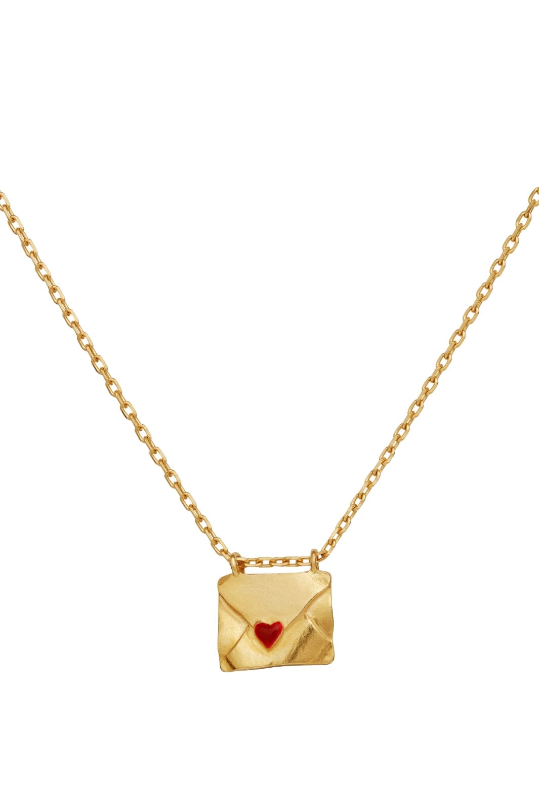 Maanesten - With Love Necklace 2715a - 18 Ct Gold Plated 925 Sterling Silver