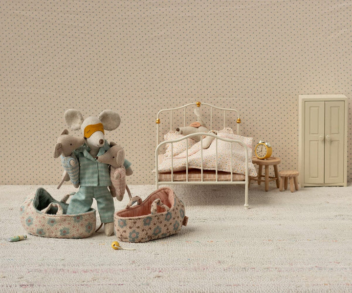Maileg - Babymus I Babylift - Rosa - Baby Mouse Legetøj 