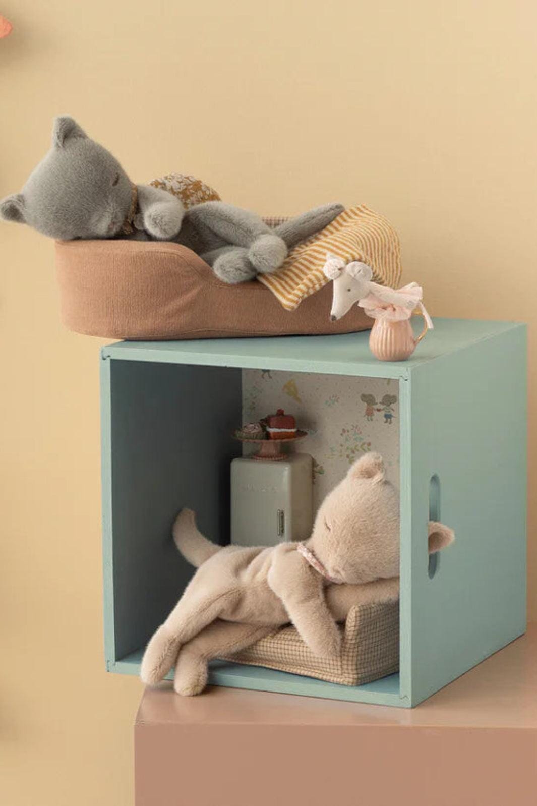 Maileg - Sovende Killing, Plys, Small - Grå 16-6995-01 Legetøj 