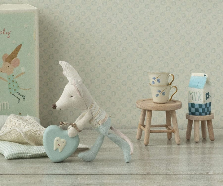 Maileg - Table And Stool Set, Mouse