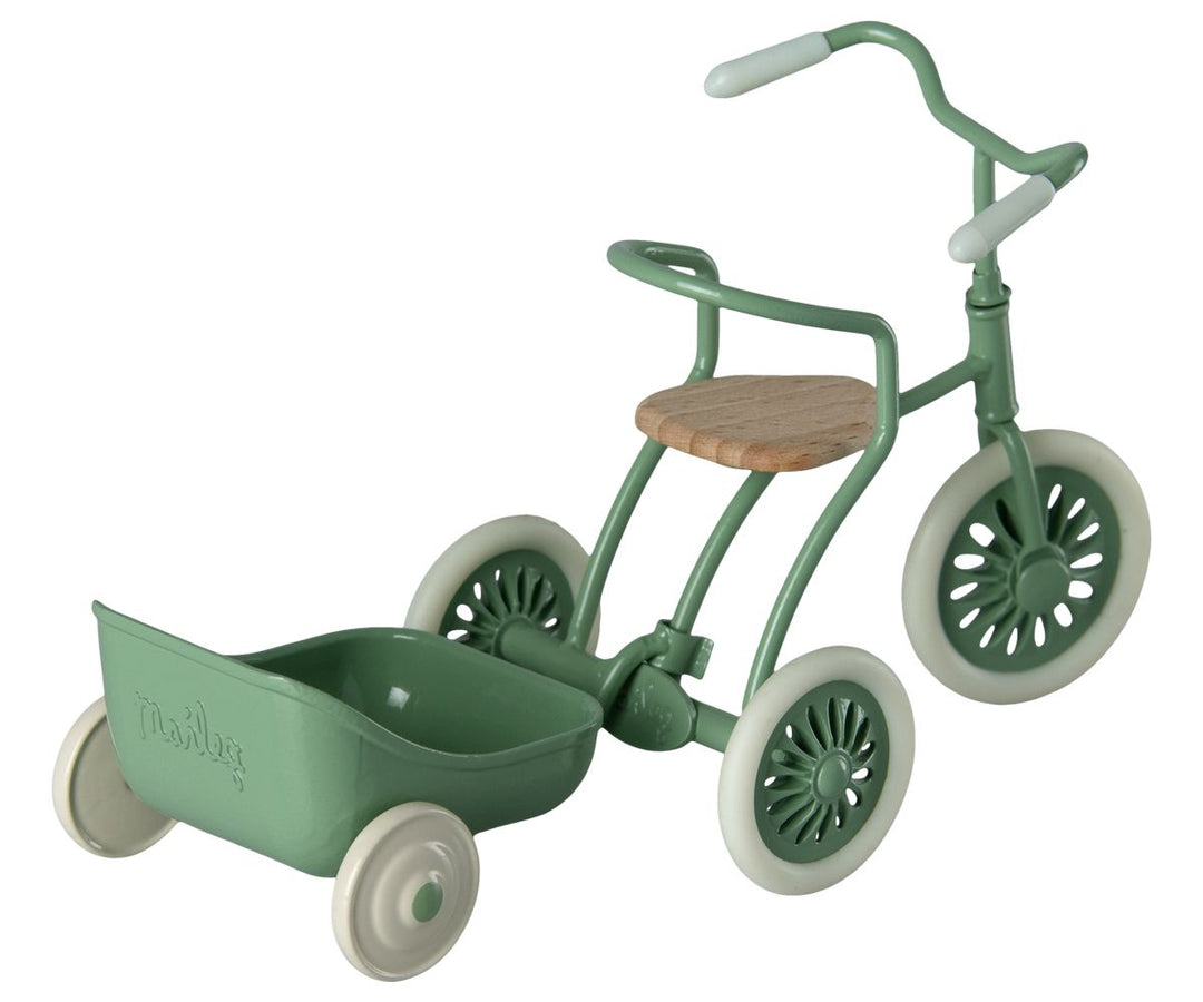 Maileg - Vogn Til Cykel, Mus, Grøn 11-4106-01 Legetøj 