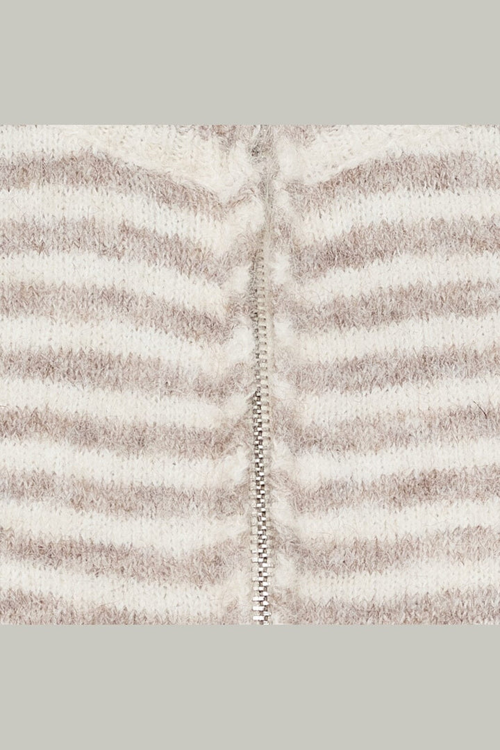 Marta Du Chateau - Mdcanais Cardigan 9586 - Beige