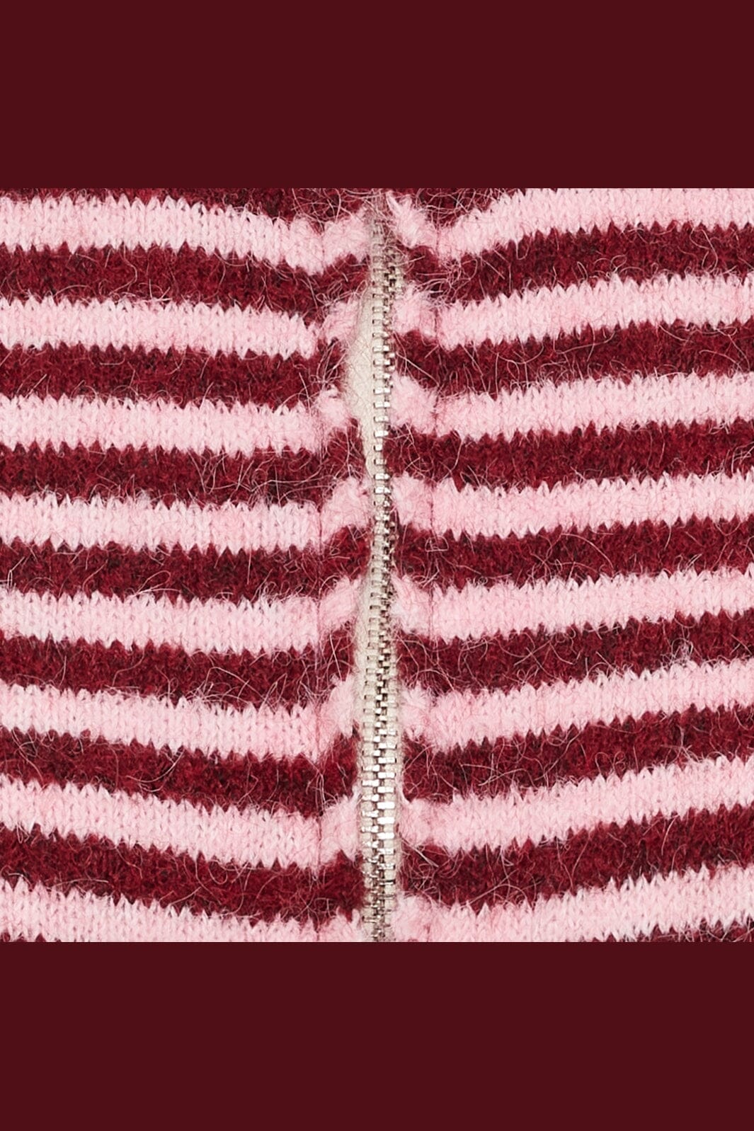 Marta Du Chateau - Mdcanais Cardigan 9586 - Bordeaux