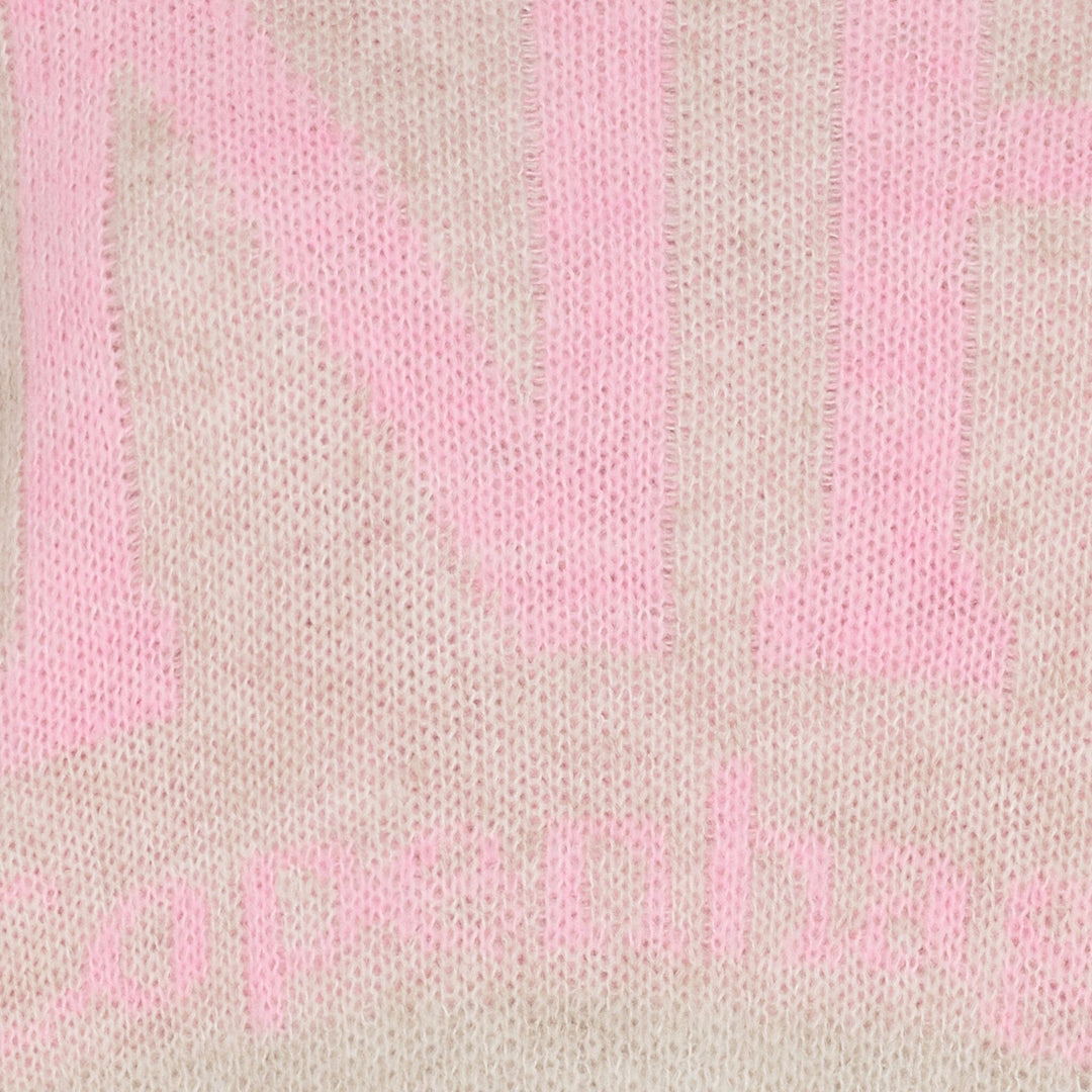 Marta Du Chateau - Mdcaria Knit 8111 - Beige/Pink Strikbluser 