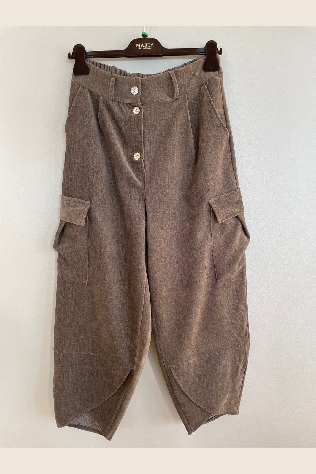 Marta Du Chateau - Mdcarmeria Pants 8911 - Fango