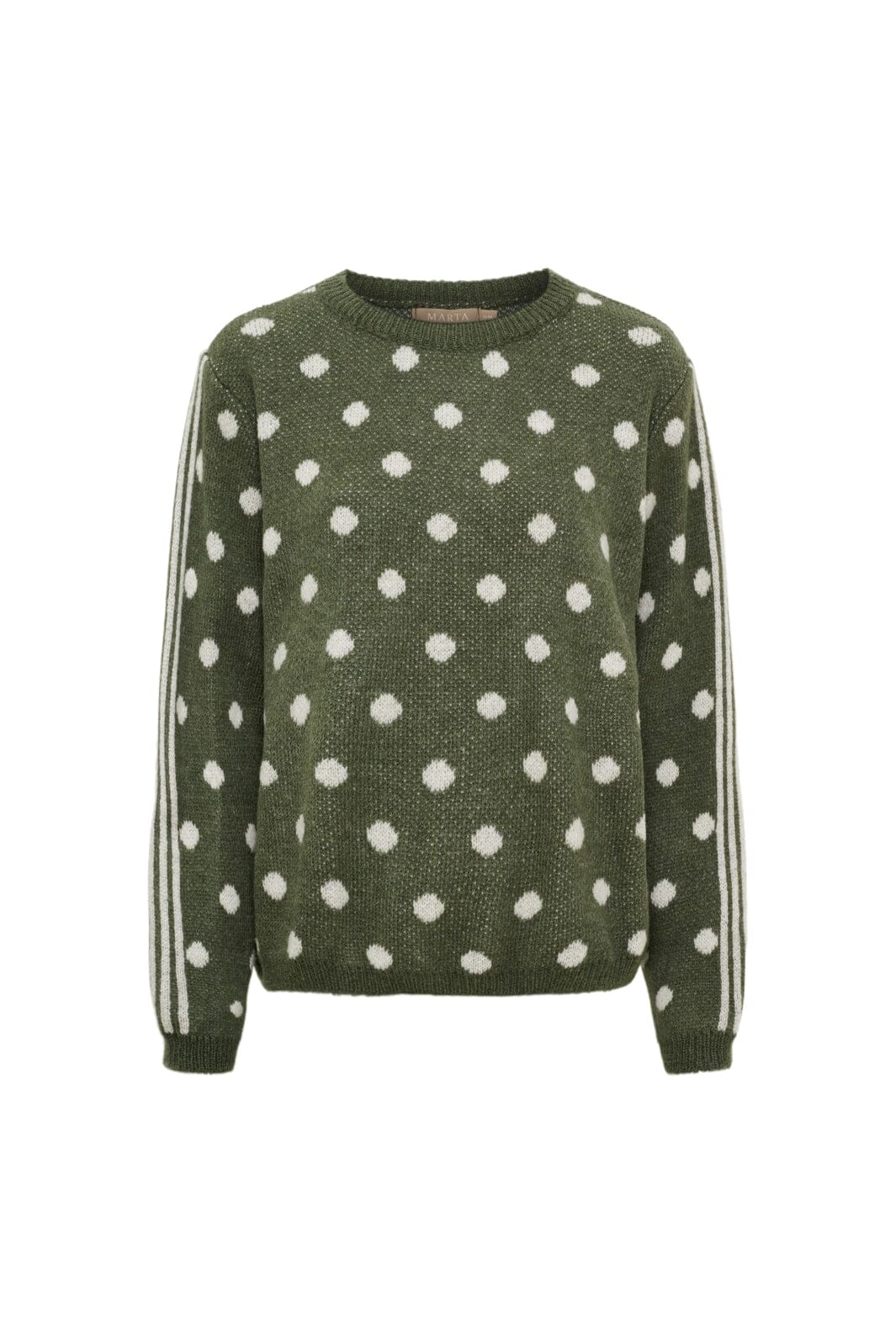 Marta Du Chateau - Mdcbellora Knit 9730 - Military/Beige