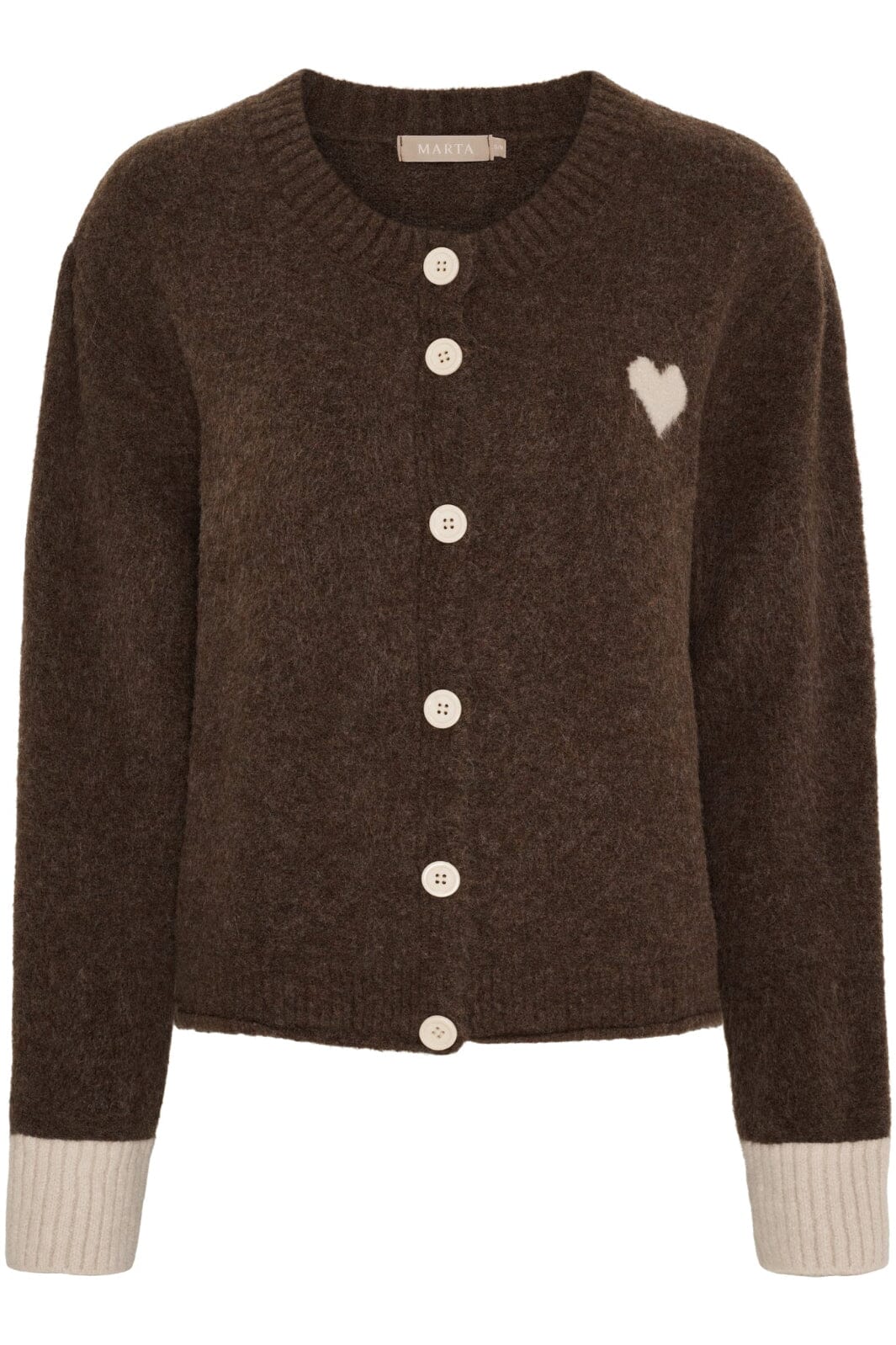 Marta Du Chateau - Mdccalla Knit KNA052 - Moro/Beigew088 Strikbluser 