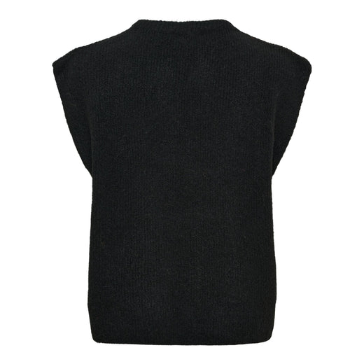 Marta Du Chateau - Mdccelestia Knit Vest 9980 - Black Veste 