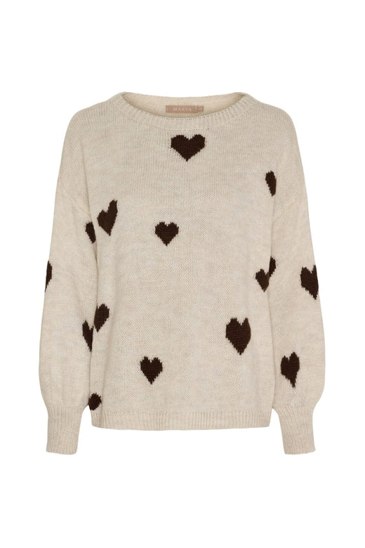Marta Du Chateau - Mdcclover Knit 9582 - Beige
