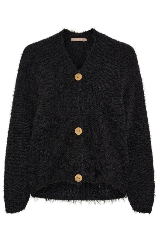 Marta Du Chateau - Mdcdakota Knit 809 - Black Cardigans 