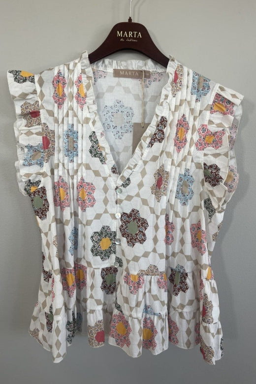 Marta Du Chateau - Mdcdarla Top 68181 - Print