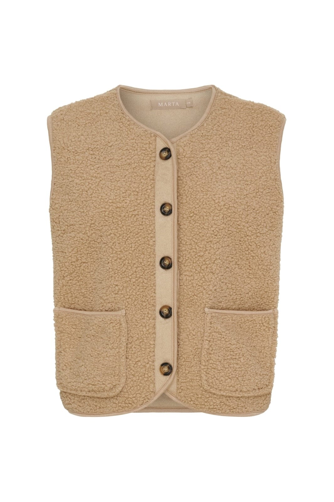 Marta Du Chateau - Mdcemmie Vest 25172 - Camel