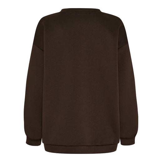 Marta Du Chateau - Mdchibiscus Sweatshirt 22659 - Brown/Yellow Sweatshirts 