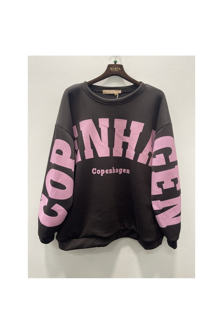 Marta Du Chateau - Mdchibiscus Sweatshirt 22659 - Moro