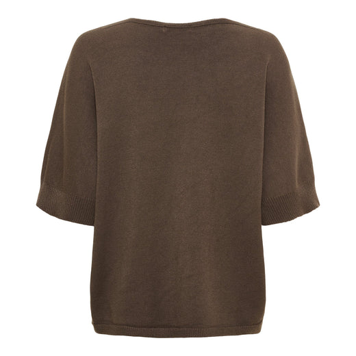 Marta Du Chateau - Mdcinaya Knit 9587 - Chocolate Strikbluser 