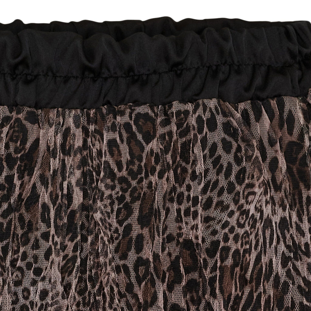 Marta Du Chateau - Mdcjacqueline Skirt G3050P - Nero Leo