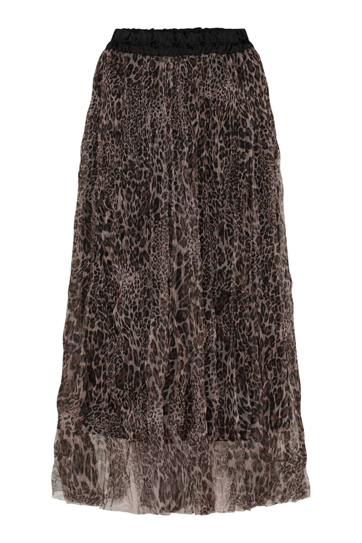 Marta Du Chateau - Mdcjacqueline Skirt G3050P - Nero Leo
