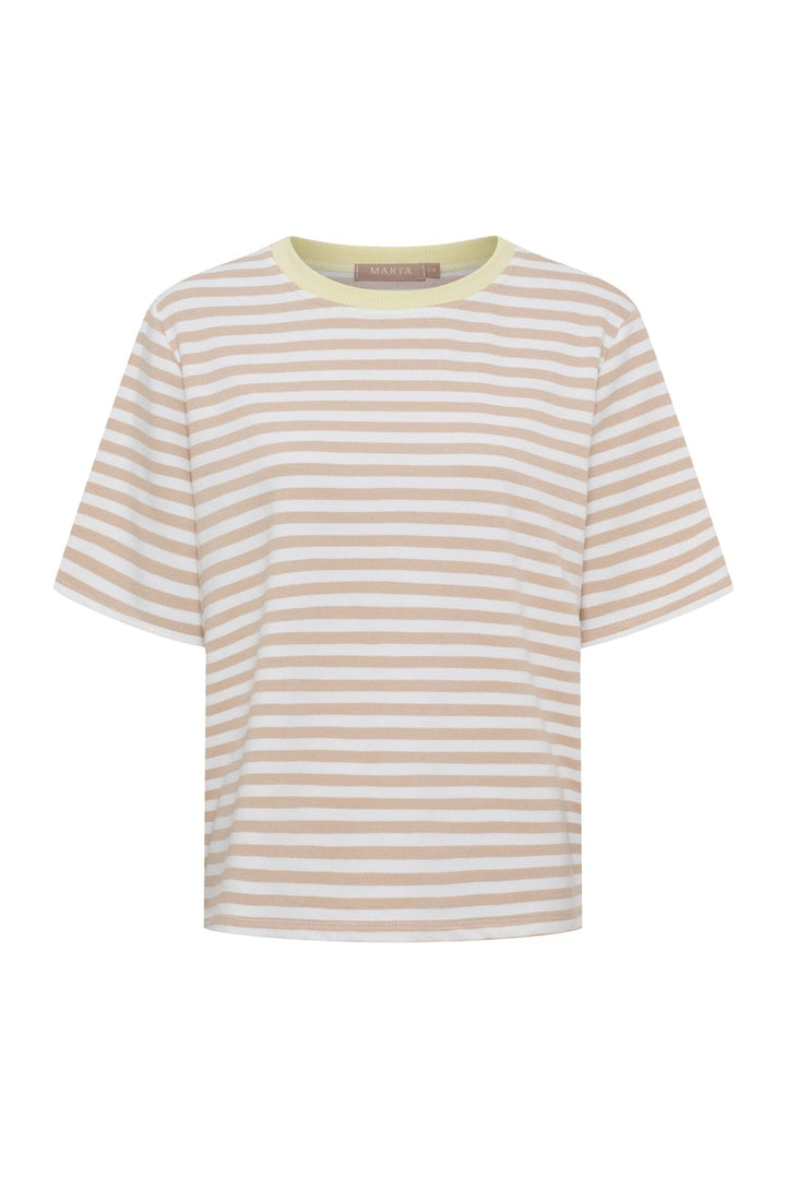 Marta Du Chateau - Mdcjamila Tee 268402 - Beige33/Yellow7