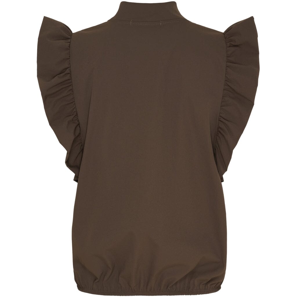 Marta Du Chateau - Mdcjannie Vest 58876M - Coffee Veste 