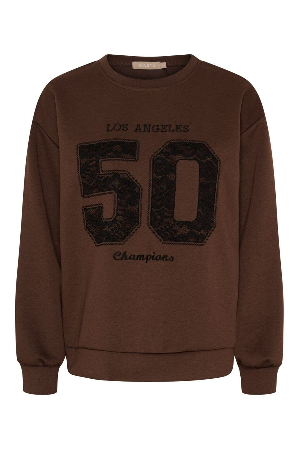 Marta Du Chateau - Mdcliora Sweat 58512M - Moro/Black Sweatshirts 