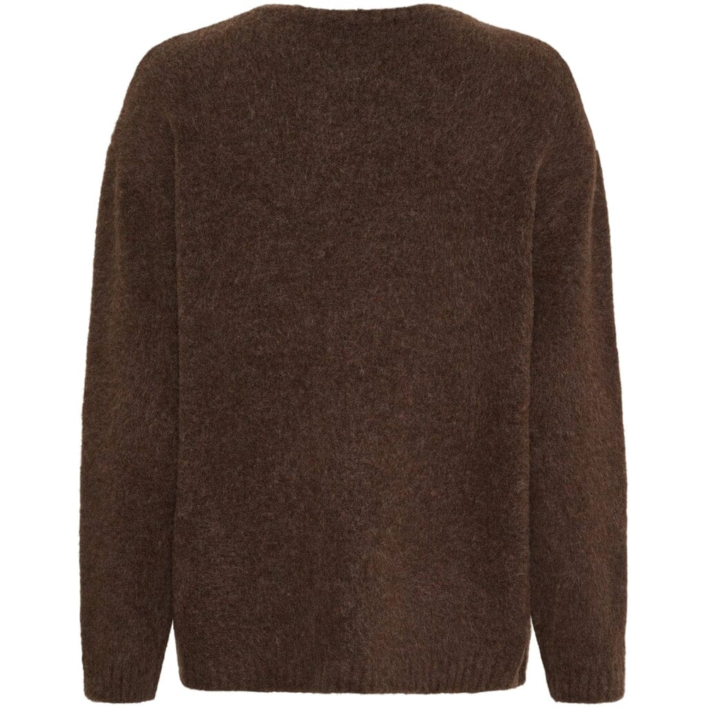 Marta Du Chateau - Mdcmara Knit KN8045 - Moro/Bordeaux Strikbluser 