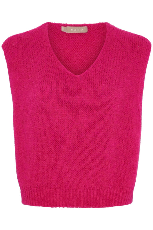 Marta Du Chateau - Mdcmarlene Vest 5114 - Rosa Scuro Veste 