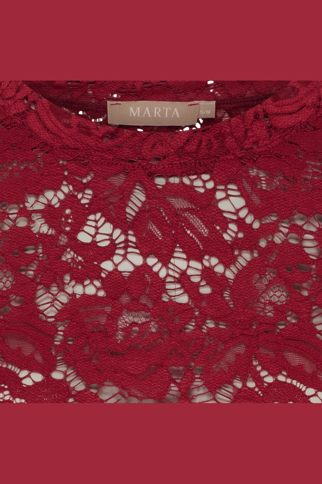 Marta Du Chateau - Mdcmilley Ls Tee 7707 - Bordeaux