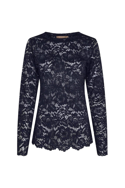 Marta Du Chateau - Mdcmilley Ls Tee 7707 - Navy