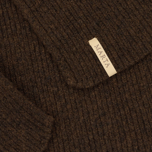 Marta Du Chateau - Mdcoline Scarf FMSW4797 - Brown Tørklæder 