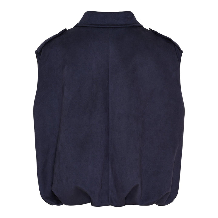 Marta Du Chateau - Mdcsasha Vest 7919 - Navy Veste 