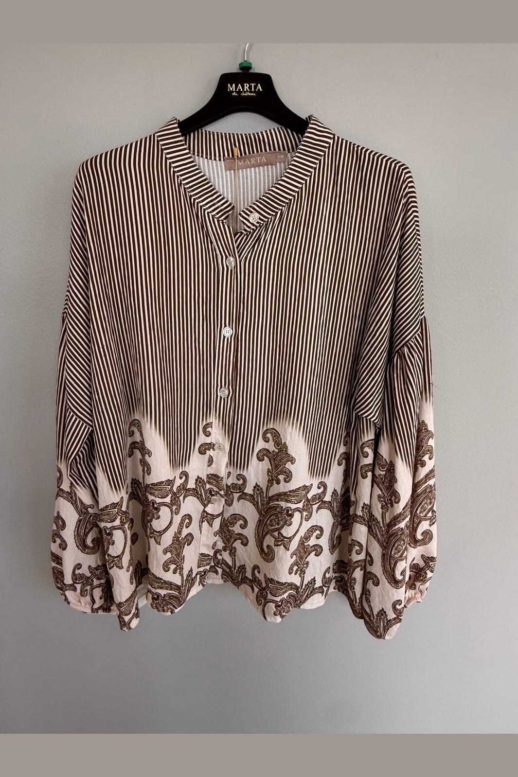 Marta Du Chateau - Mdcsequoia Shirt 8597 - Marrone4602Tpe