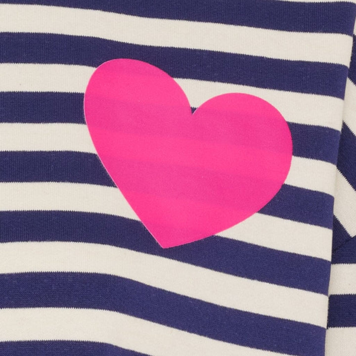 Marta Du Chateau - Mdcvilda Ls Tee 58903 - Navy/Fuxia Sweatshirts 