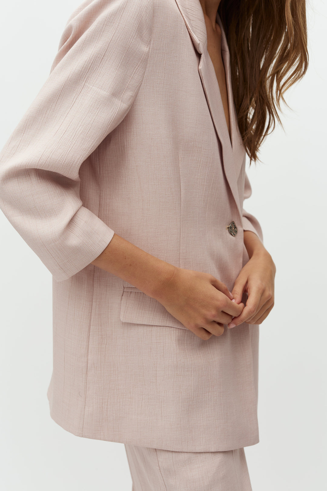 MbyM - Dravina-M 64261053 - V52 - Rose Red Light Melange Blazere 