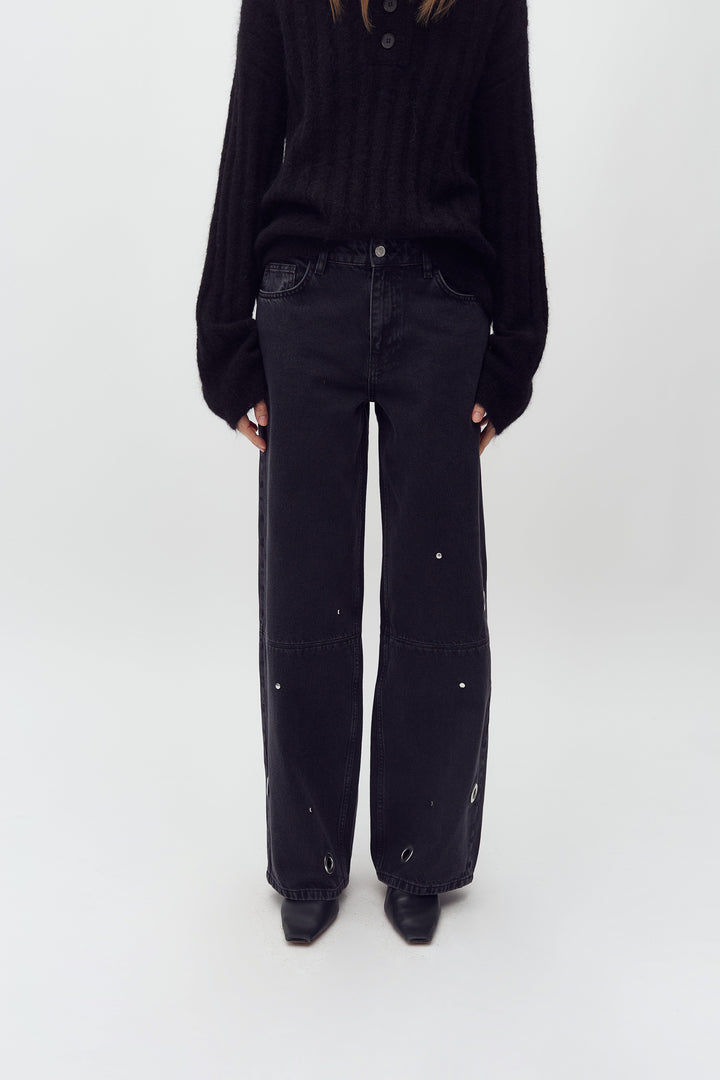 MbyM - Luxia-M 62820622 - T56 - Black Midnight Wash Jeans 