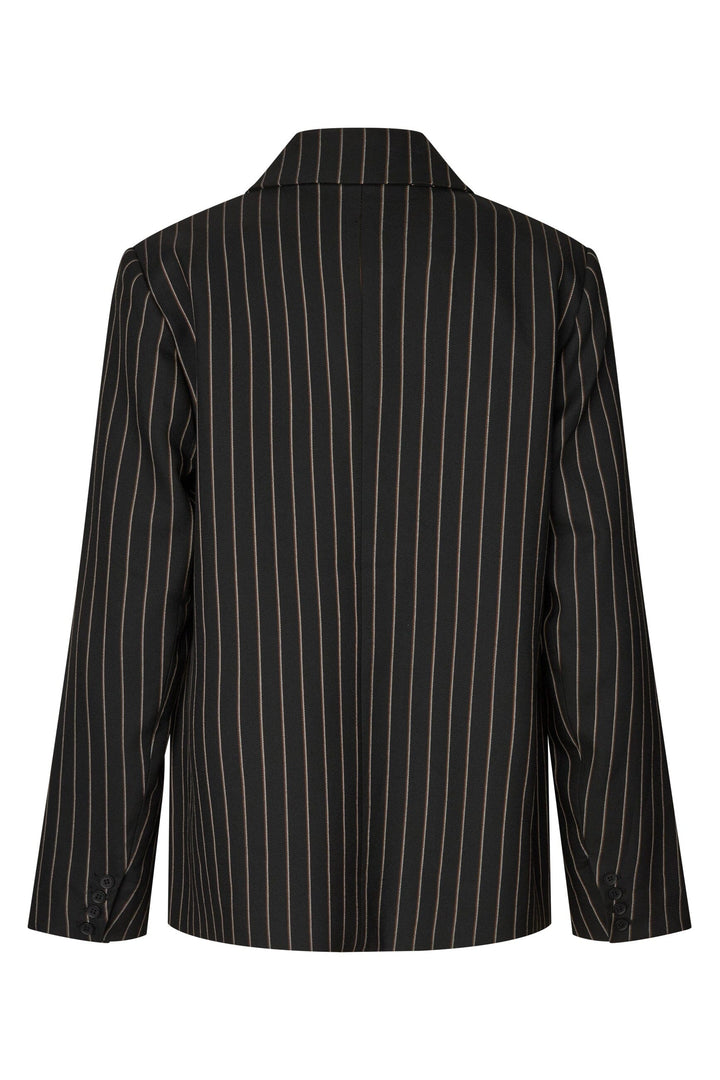 MbyM - Milani-M 74731427 - Y85 - Black Brown Pinstripe Blazere 