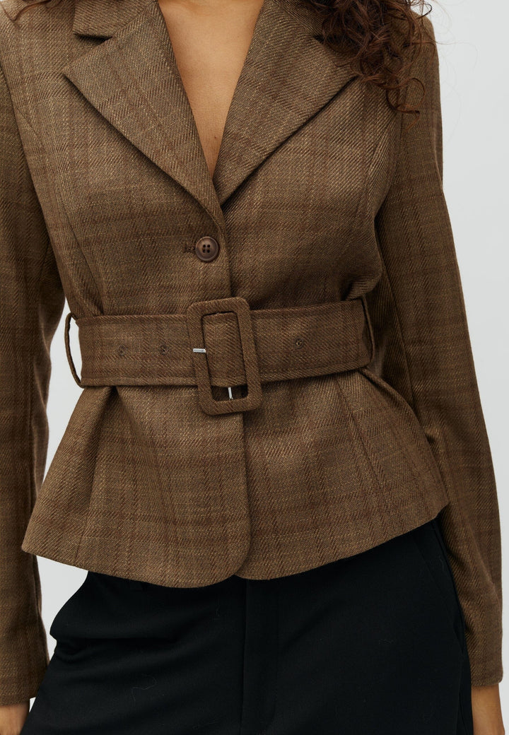 MbyM - Renoir-M 63351242 - Y68 - Brown Falcon Check Blazere 