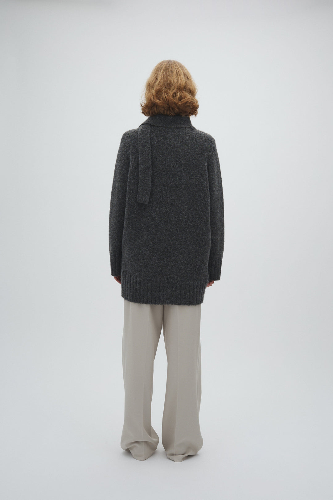 MbyM - Xandra-M 65391511 - 635 - Charcoal Melange Strikbluser 
