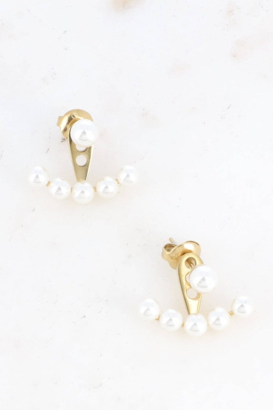 Mellow Moon - Bullet Earrings BM1291E0480 - White