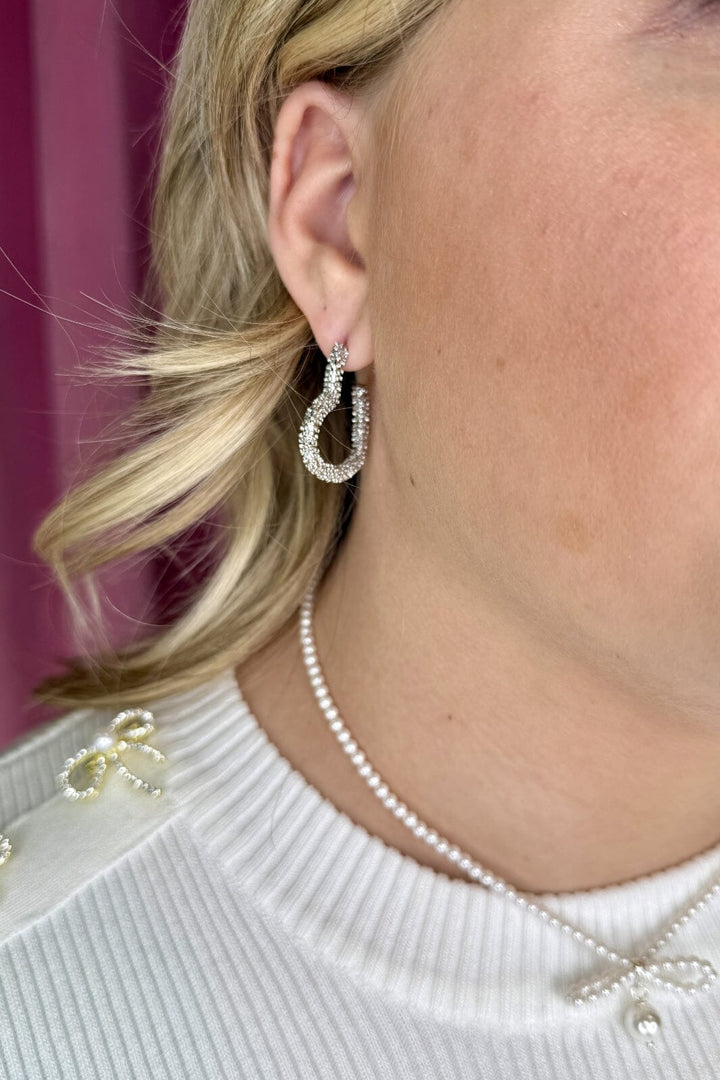 Mellow Moon - Charley Hoop Earrings Bm0506e0580 - Forsølvet