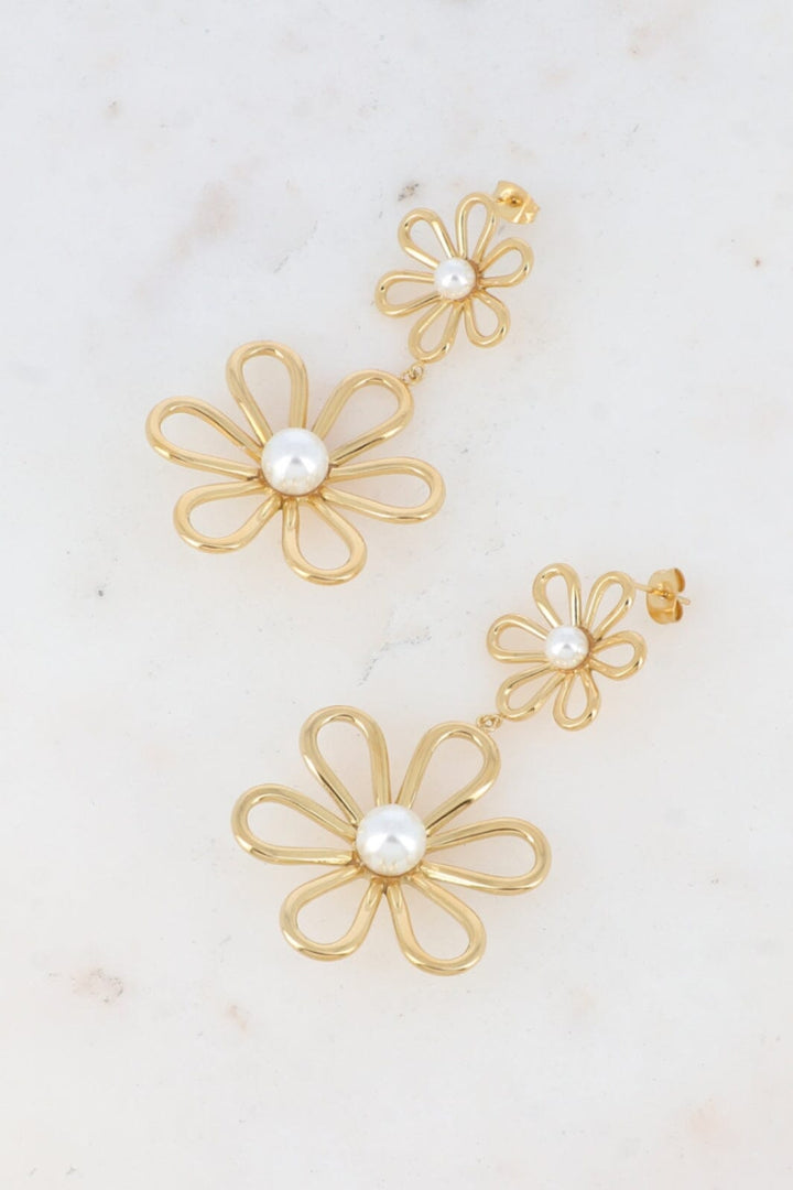 Mellow Moon - Dangling Earrings Bme19520980 - White