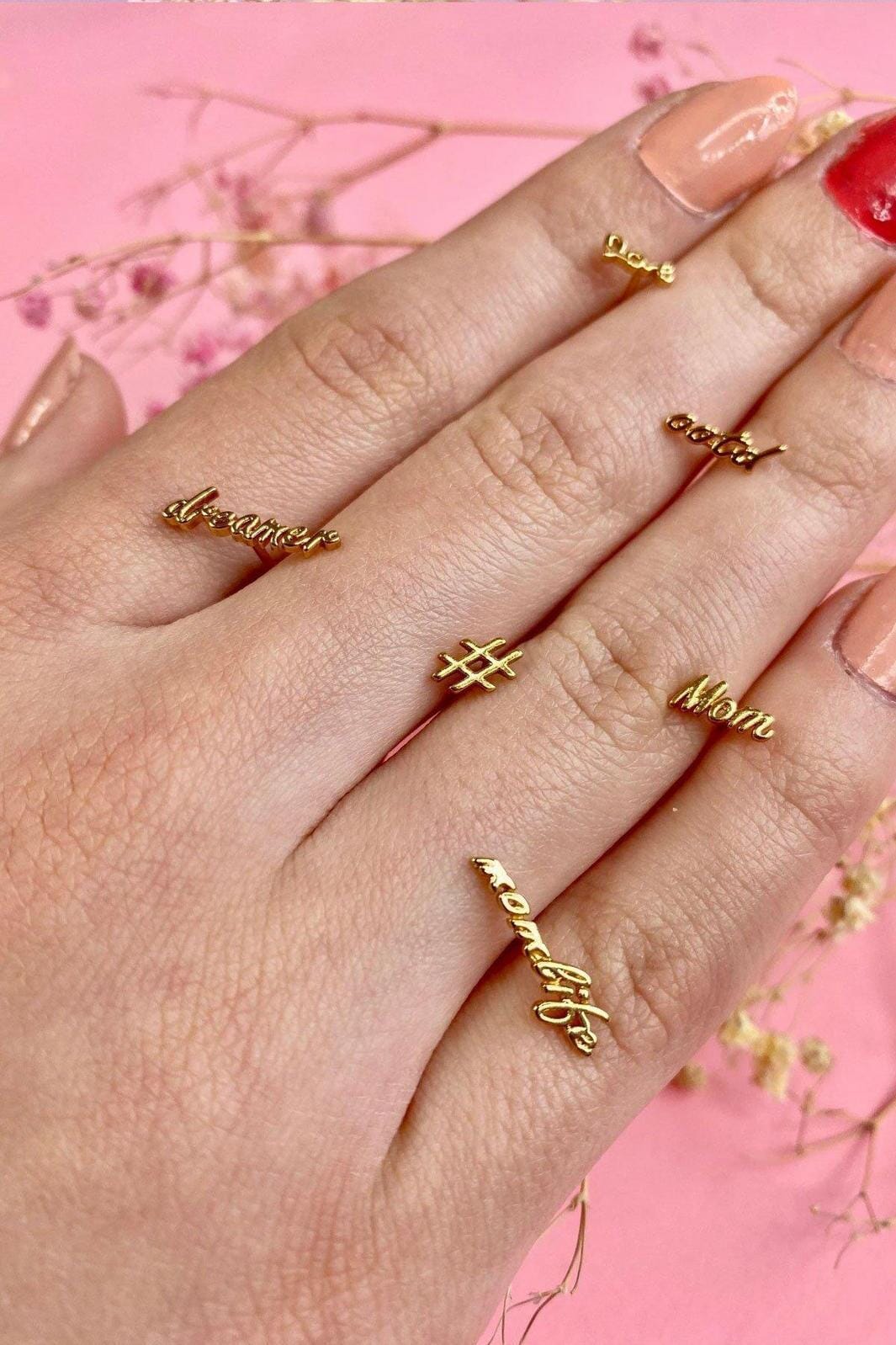 Mellow Moon - Forgyldt ørering - ootd - (1 stk.)